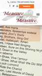 Mobile Screenshot of measure-for-measure.org
